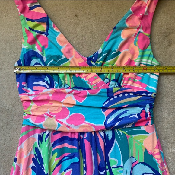 Lilly Pulitzer Sloane Midi Dress Size Small Maxi Sleeveless Beach Tropical - Picture 3 of 6